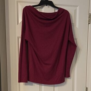 Elegant Burgundy Women's Sweater